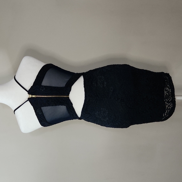 Emerald Sundae Lace Cutout Mini Dress - Picture 5 of 12